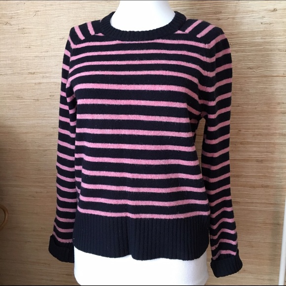 Striped Wool Crewneck Sweater - Picture 2 of 4