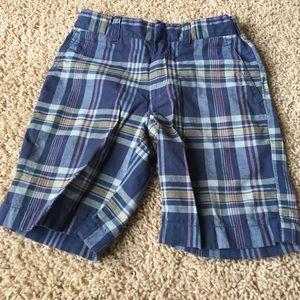 Boys plaid shorts