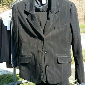 Merona Pinstripe Suit w/ Skirt and Pants