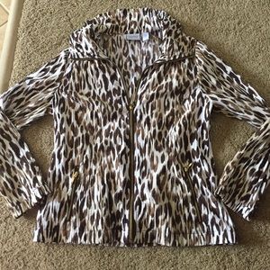 Chicos's zenergy brand light weight jacket