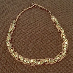 LAST CHANCE! J. Crew braided rhinestones necklace