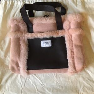 NWOT UGG Pink Suede Purse
