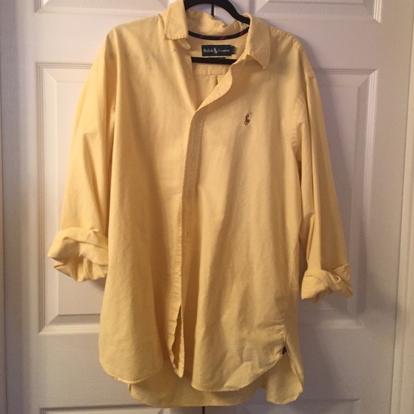 Ralph Lauren Yellow Classic Fit Shirt