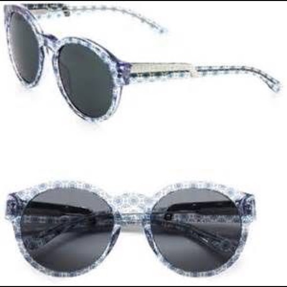 Stella McCartney printed round plastic sunglasses