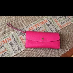 Fossil Leather Wristlet