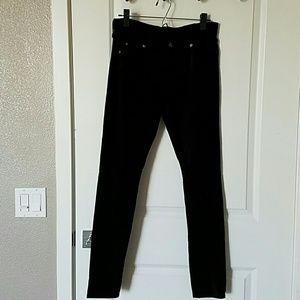 7 Jeans Skinny Black Velvet