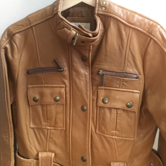 🚫sold🚫Gorgeous Neiman Marcus leather jacket - Picture 3 of 4
