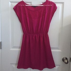 Pink dress with cutouts