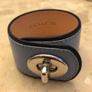 Coach leather bracelet