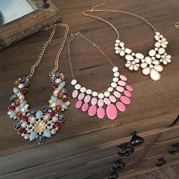 3 necklaces