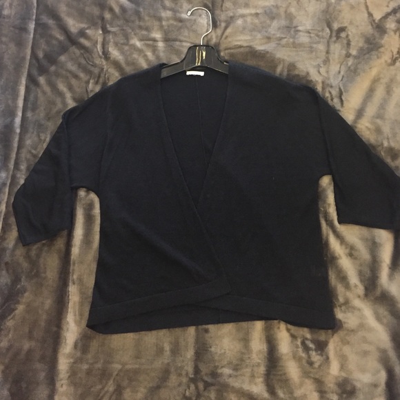 Lightweight open cardigan 3/4 sleeve