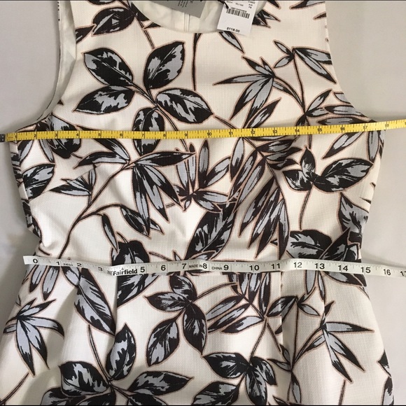 JCrew brown and blue textured shift dress NWT - Picture 2 of 4