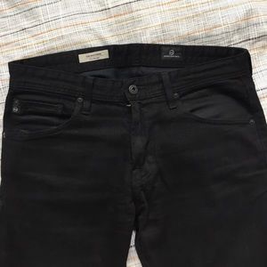 Men's AG Slim Straight 32x34 Black Jeans