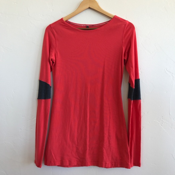 Lululemon Devotion LS Tee in Love Red