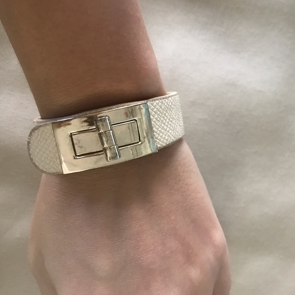 Faux Leather Slim Cuff