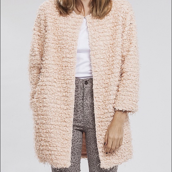 Bianca Open Fluffy Knit Coat - sienna & bellini