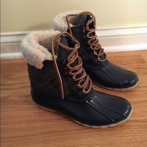 Sperry Top Sider shearwater Jcrew boots