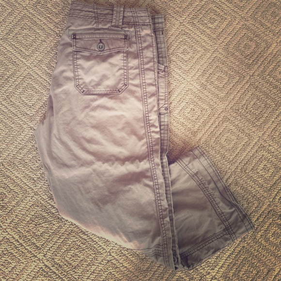 Organic cotton Capri cargo pants