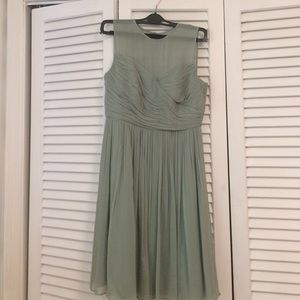 JCrew "Clara" dress in Dusty Shale