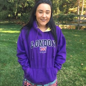 Purple casual Sweater