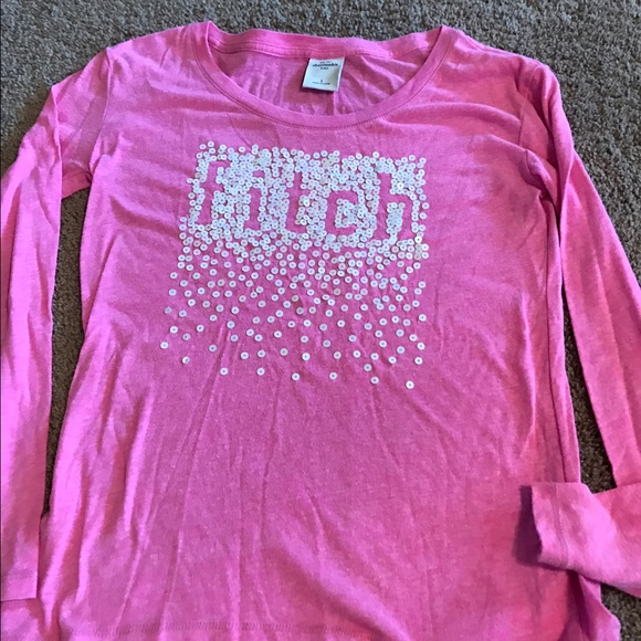 Abercrombie kids pink T