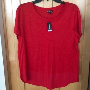 NWT Express Red Shirt Size Large
