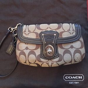Coach Signature Legacy Wristlet