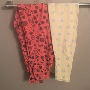 Lularoe Leggings TC - two pairs