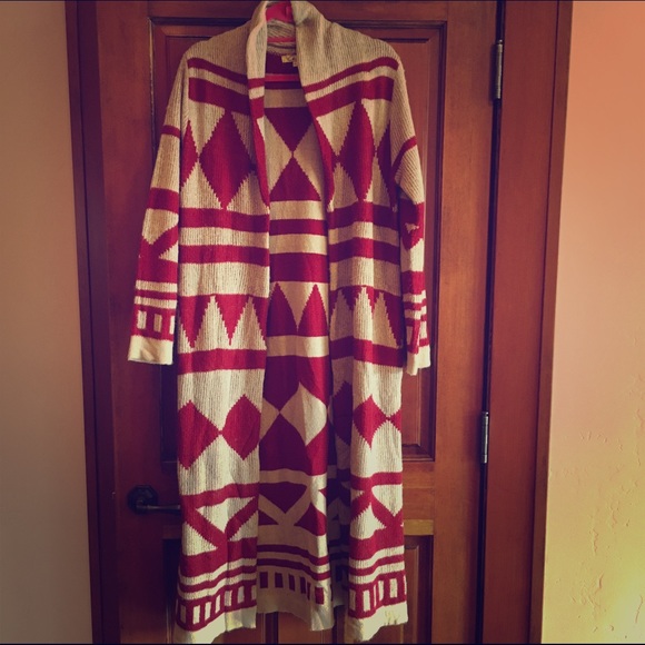 Open Aztec cardigan