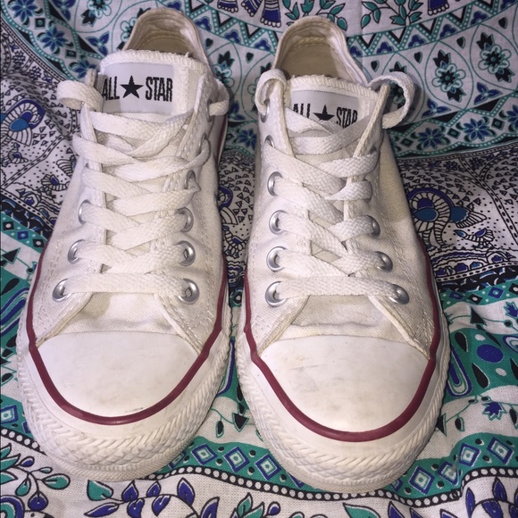 Converse all-star white shoes