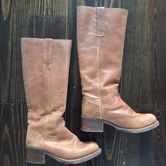 Tall brown boots