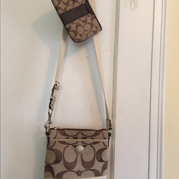 Coach cross body and wristlet