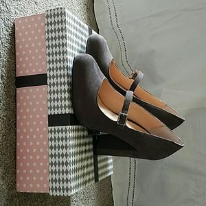Brown Suede Heel
