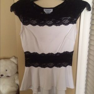 Bebe peplum top.