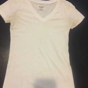 White Mossimo V-Neck Size XS