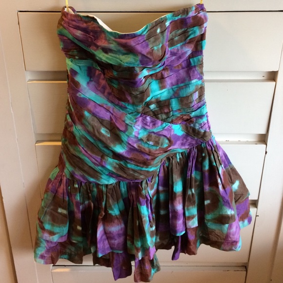 NWT Catherine Malandrino strapless dress 6