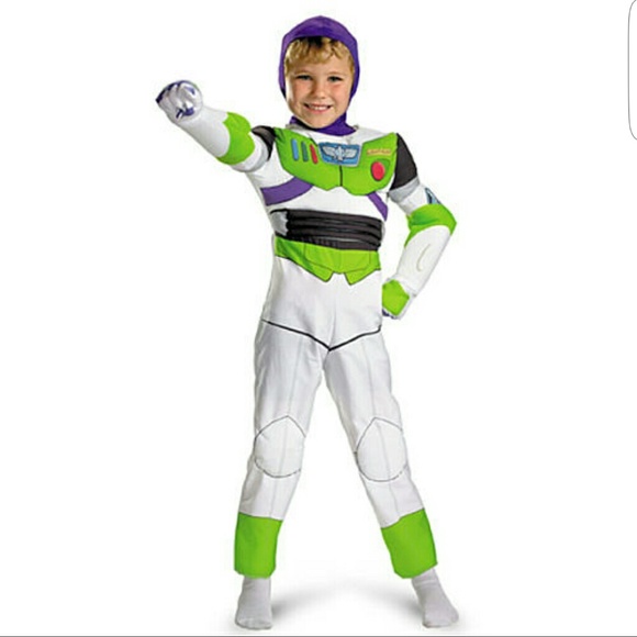 Buzz Lightyear toddler Halloween costume.