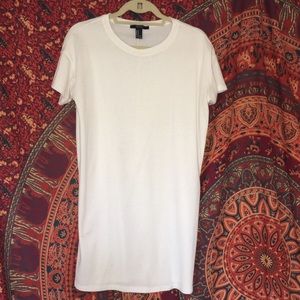 White Tee Shirt Dress