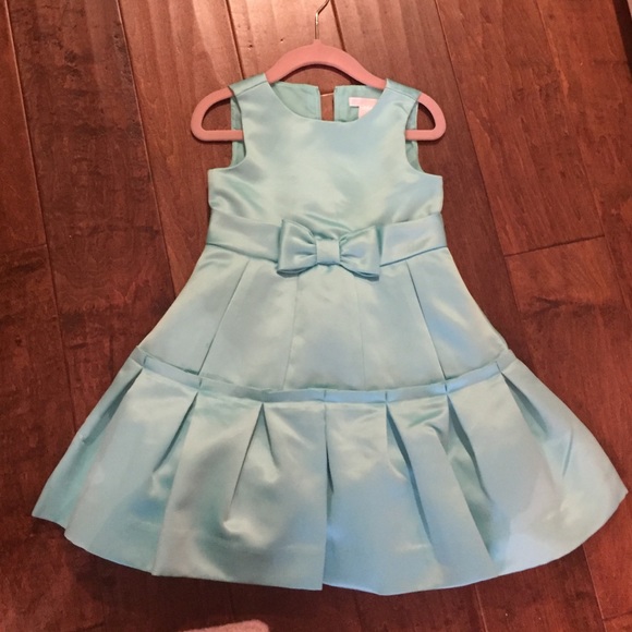 Tiffany Blue Satin Dress