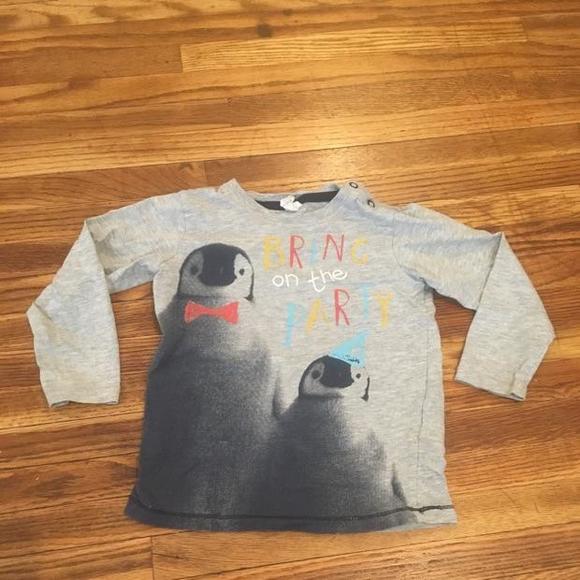 Long sleeve penguin shirt