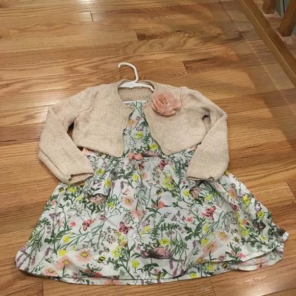 H&M dress with matching shrug