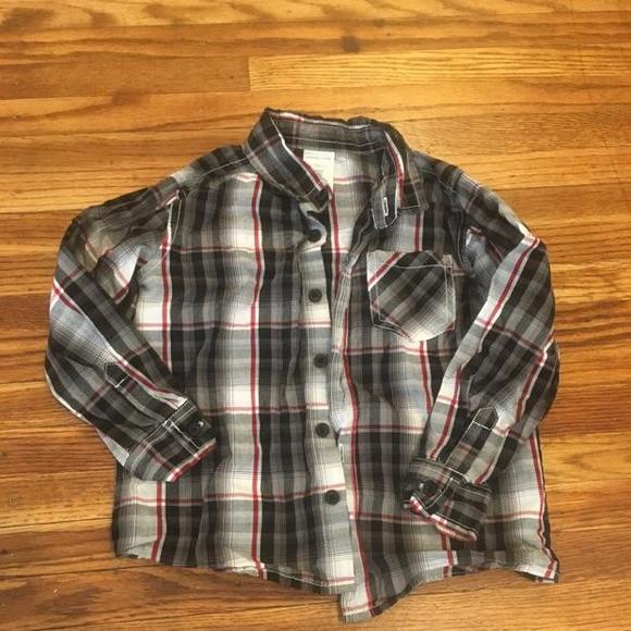 Button up plaid shirt