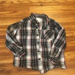 Button up plaid shirt