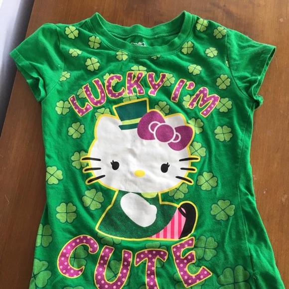 St. Patrick's Day Hello Kitty TShirt