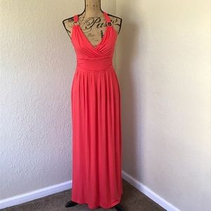 💜 Apt. 9 coral petite maxi dress