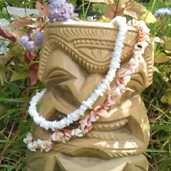 💞Luahanus Shell & White Puka Necklace