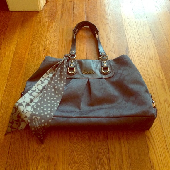 Charcoal Coach Handbag