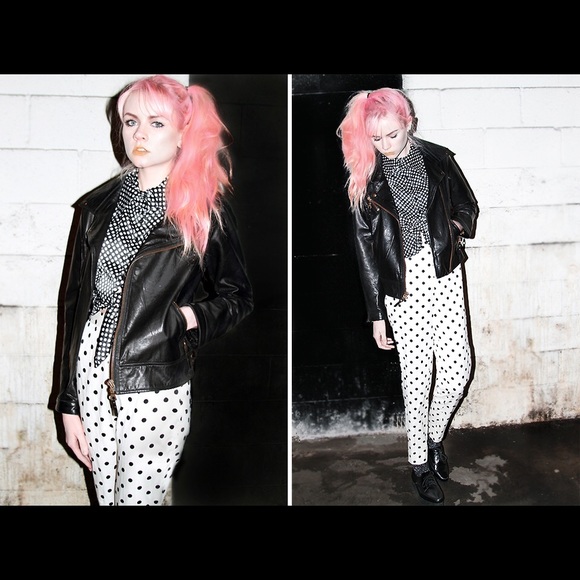 Polka dot pants