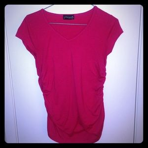 MATERNITY Pink V-Neck Tee
