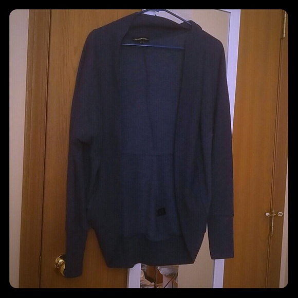 Navy blue sweatshirt cardigan size L